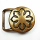 Vtg Early 1970s Banshee Brass Tech Ether Guild Belt Buckle - Large Flake