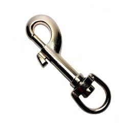 Moxx Swivel Eye Bolt Snap Hook Nickel Plated (3 Inches X 0.8 Inch) 3-pack