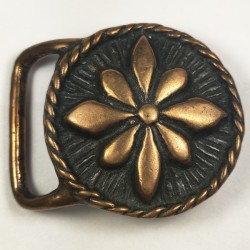 Vtg 70's Banshee Brass Tech Ether Guild J Mcleod Hippie Belt Buckle - North Star