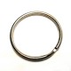 Nickel Plated Keychain Split Ring 1 Inch/25mm Heat Treated (50 Pcs)