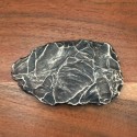 Studio Southwest Native Obsidian Arrowhead Shape Art Sterling Silver Belt Buckle