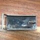 70's Native Hopi Crafts Overlay Abstract Pattern Sterling Silver Belt Buckle