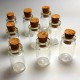 Moxx 50 Mini Glass Bottles 1-inch Message Treasure Charm Pendant Kit Makes 50 Bottle Pendants 