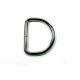 Metal D Ring 1.25 inch Non Welded Nickel Plated Heavy Duty Pack of 20