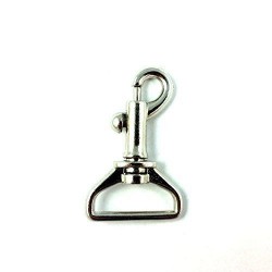Swivel Eye Bolt Snap Hook Nickel Plated (2 Inches X 1 1/4 Inch) 10-pack