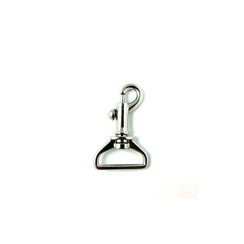 Swivel Eye Bolt Snap Hook Nickel Plated (2 Inches X 1 1/4 Inch) 3-pack