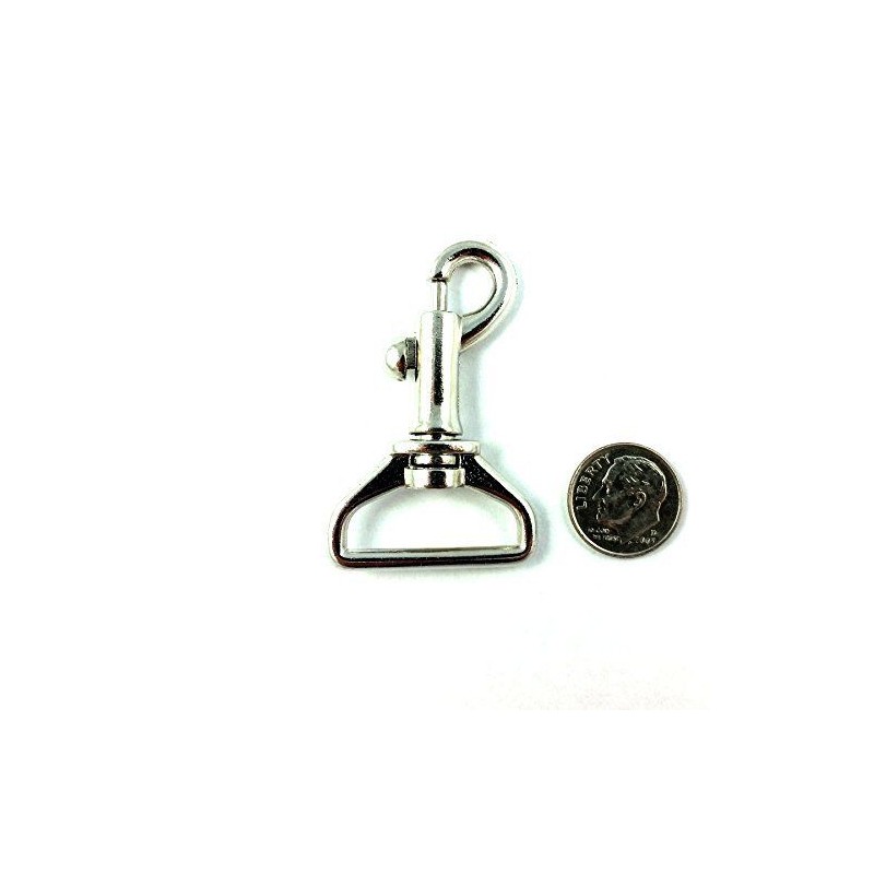 Sallie Tomato 1/2 Swivel Hooks - Set of Two Nickel