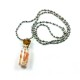 Mini Bottle Necklace (Himalayan Pink Salt) 18 inch