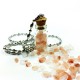 Mini Bottle Necklace (Himalayan Pink Salt) 18 inch