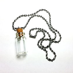 Mini Bottle Charm Kit Necklace (18 Inch) Type 2