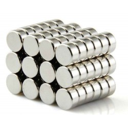 Round Neodymium Magnet for Refrigerator 6mm x 3mm (1/4” x 1/8”) Multi-Use